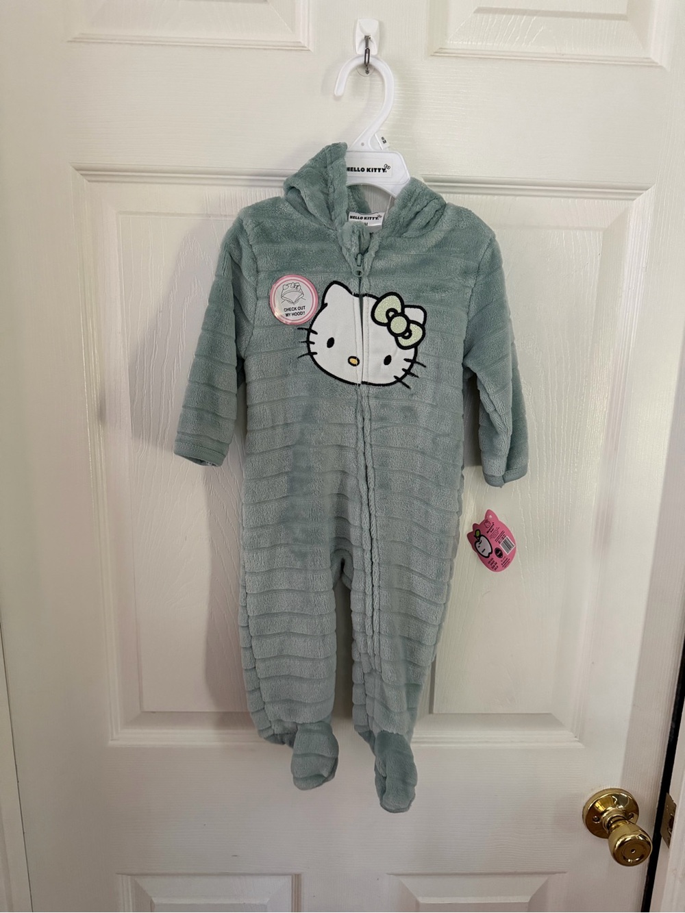 New Hello Kitty Baby zip up jumpsuit
